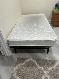 Twin Bed With Mattress 