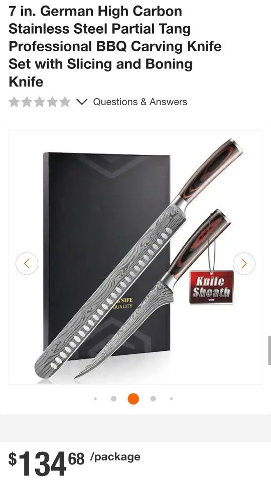 BBQ Carving Knife Set π