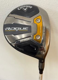 **Preowned  Callaway Rogue ST Max Fairway Wood 5W/18 Degree  w/ Graphite Project X Cypher Forty 4.0 in WOMEN flex for Right-Handed Golfer (NO HEADCOVE