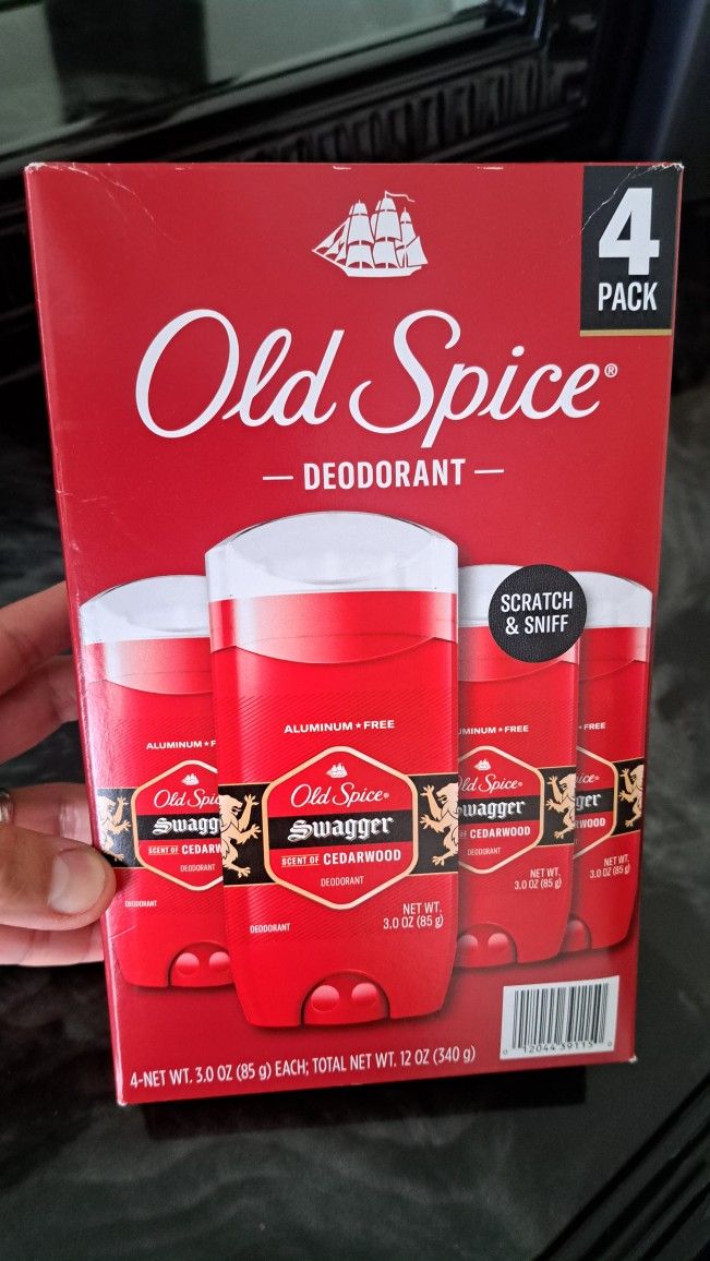 4pk Old Spice Deodorant Swagger