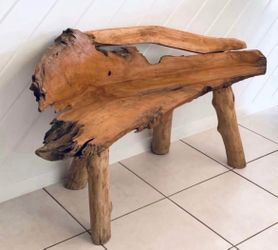Teak Bench For Sale - Only Used Has A Decor✨✨Please Read Description