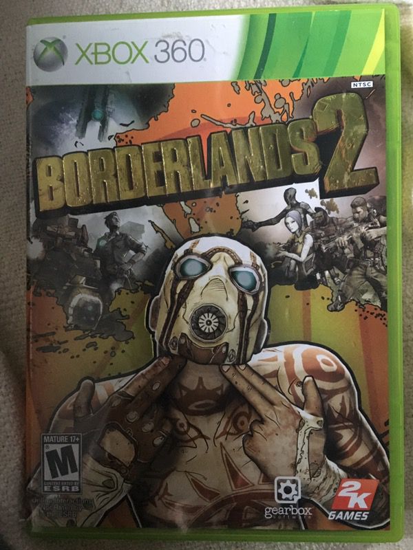 Borderlands 2 Xbox 360 case game Manual