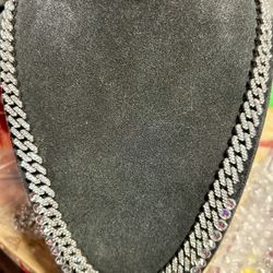 26”  Long Iced Out Cuban Chain