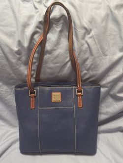 EUC Dooney & Bourke Pebble Grain Small Lexington, Color Jeans
