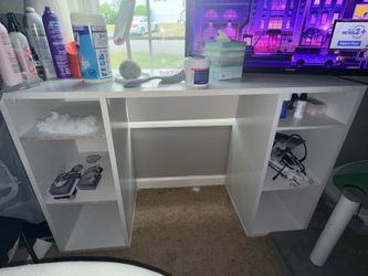 White desk