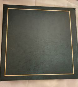 Super old faux leather scrapbook/photo album