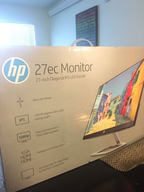 HP 27ec Monitor for Sale in Vancouver, WA - OfferUp