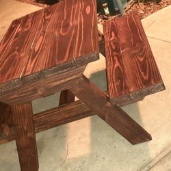 Kids Picknic Tables Very Sturdy Can Seat Up To 6 Kids I Build Them From 2x4s And 2x6s  