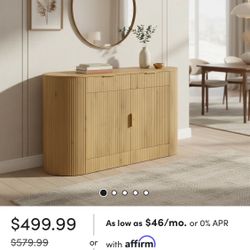 George Oliver Fluted Credenza ( New In Box) 