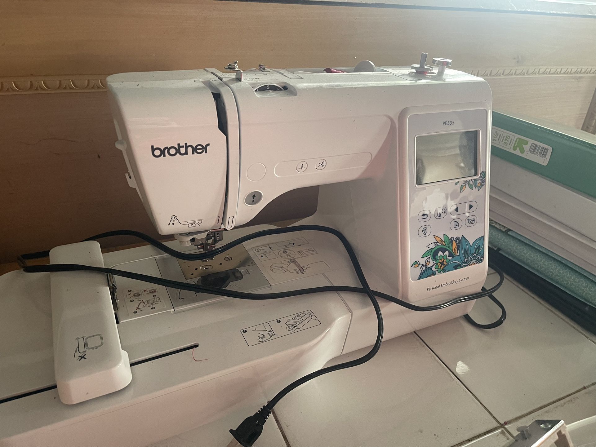 Brother Embroidery Machine And accessories 