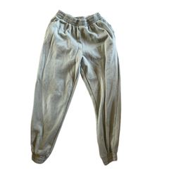 Cisono Vtg Sage Green Joggers Sweatpants Women’s Sz M 