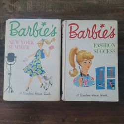 🔥 2 Rare Vintage 1962 Barbie Hardcover Book Lot Random House Mattel Children's Books

📚 Two original 1962 Barbie hardcover books published by Random