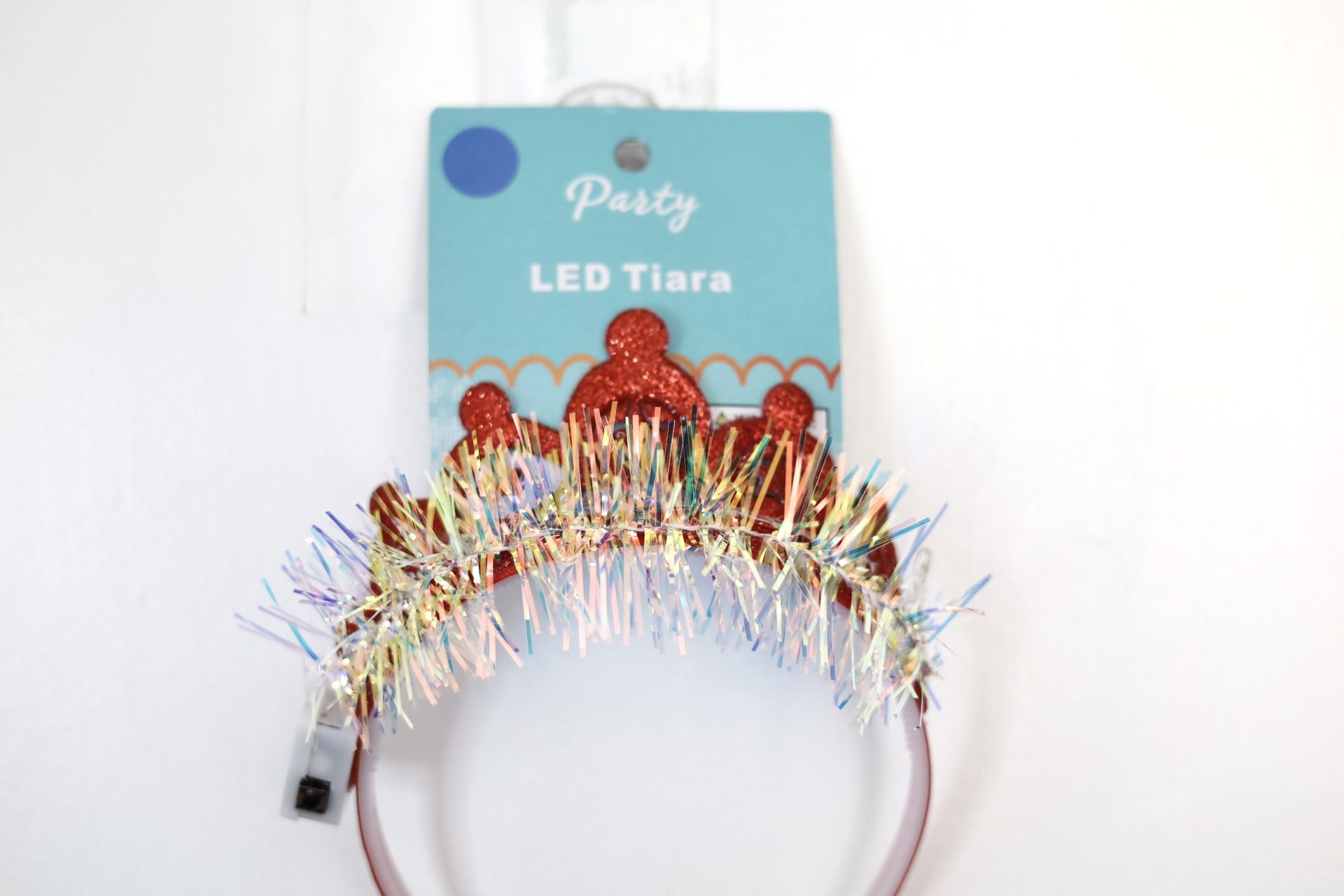 LED Light Up Party Red Tiara (Multicolor) Princess, Crown Theme Party