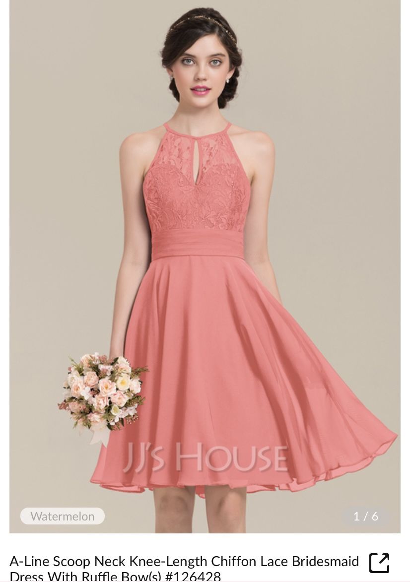 Bridesmaid Dress / Watermelon