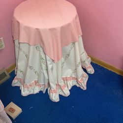 Table (cardboard) With Skirt