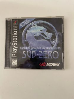 Sub Zero Mortal Kombat Playstation