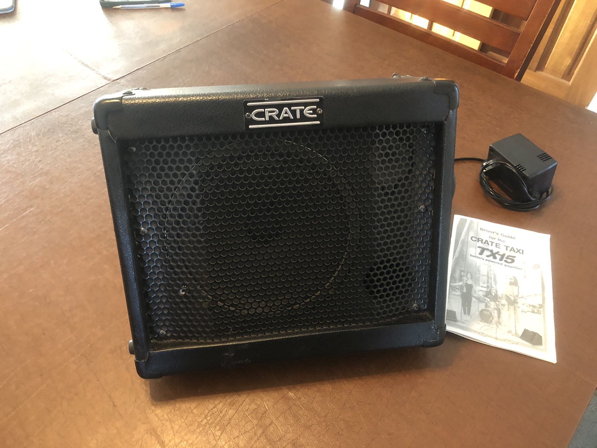 Crate TX15 Taxi Battery Powered Combo Amplifier New Professional Factory Installed Battery Included