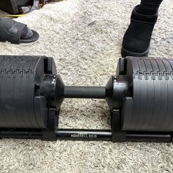 Nubell 80 Lb Adjustable Weight Set