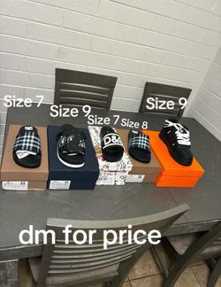 la chanclas $140 y los zapatos 150