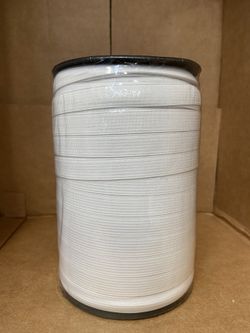 1/2 color white 144 yards elastic