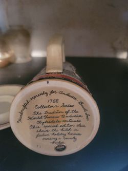 Budweiser 1980s Holiday Beer Steins