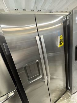 GE Stainless Steel Side-by-Side Refrigerator