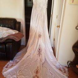 David's Bridal wedding gown