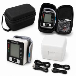 MMIZOO Wrist Blood Pressure Monitor with Carrying Case