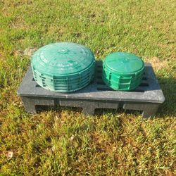 Two Septic Tank Covers