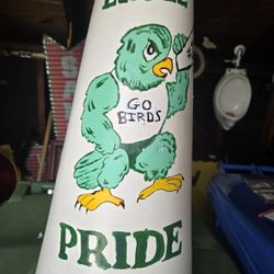 Hand Painted eagles Megaphone 