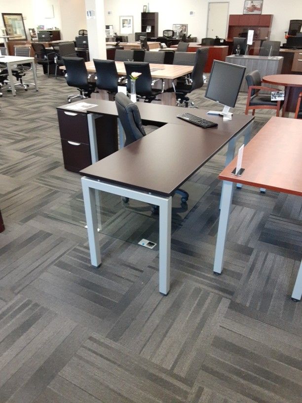 Espresso Elements L-shaped Desk