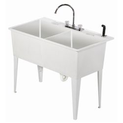 Double Basin Laundry Sink - NEW IN BOX!