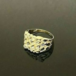 Stainless Steel Nugget Ring