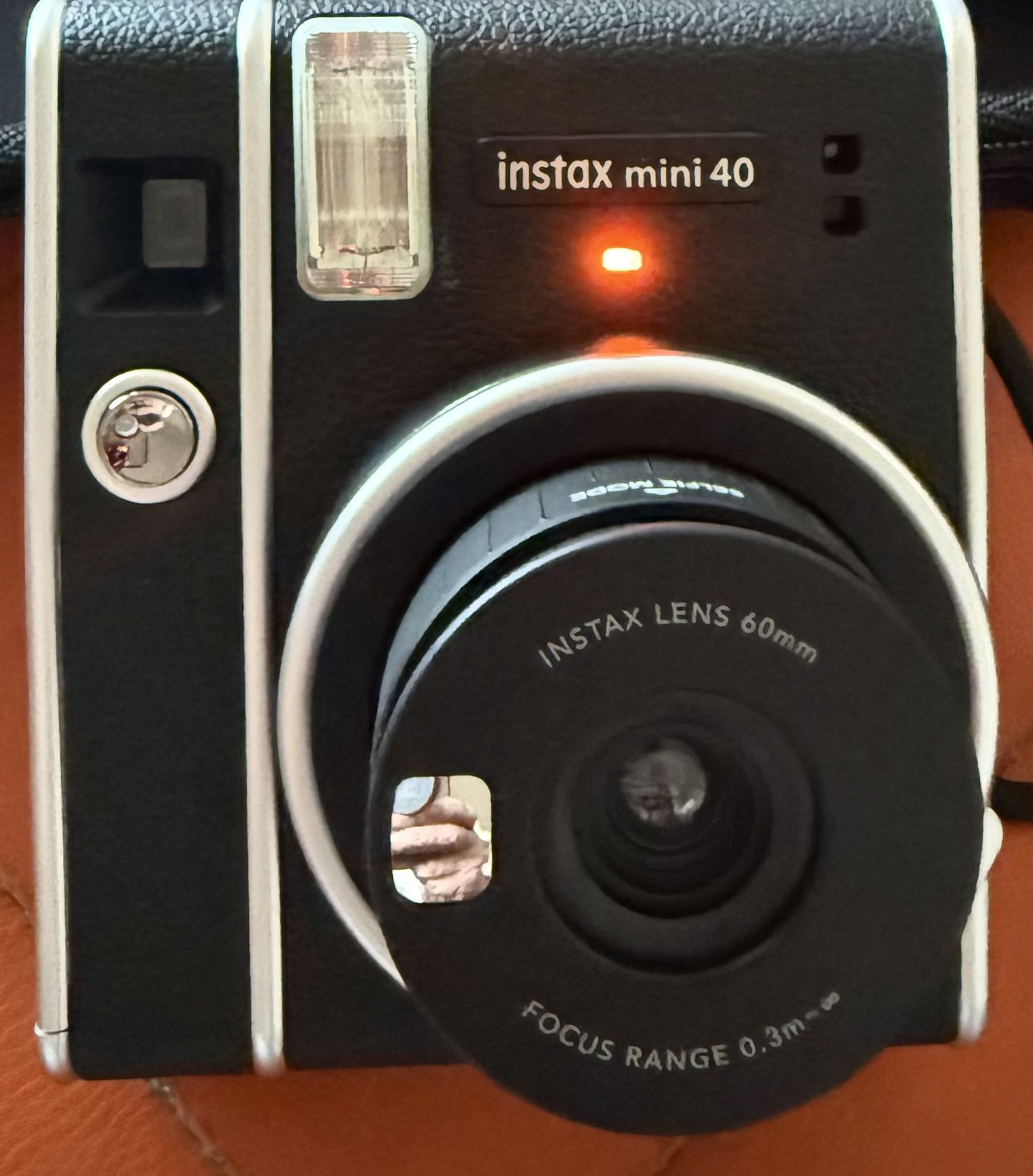 NEW Fuji Instax Mini 40 Instant Film Camera BLACK with Built-in Selfie Lens, , TESTED WORKS