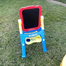 Easel Toy Kid Chalk Board And White Board 