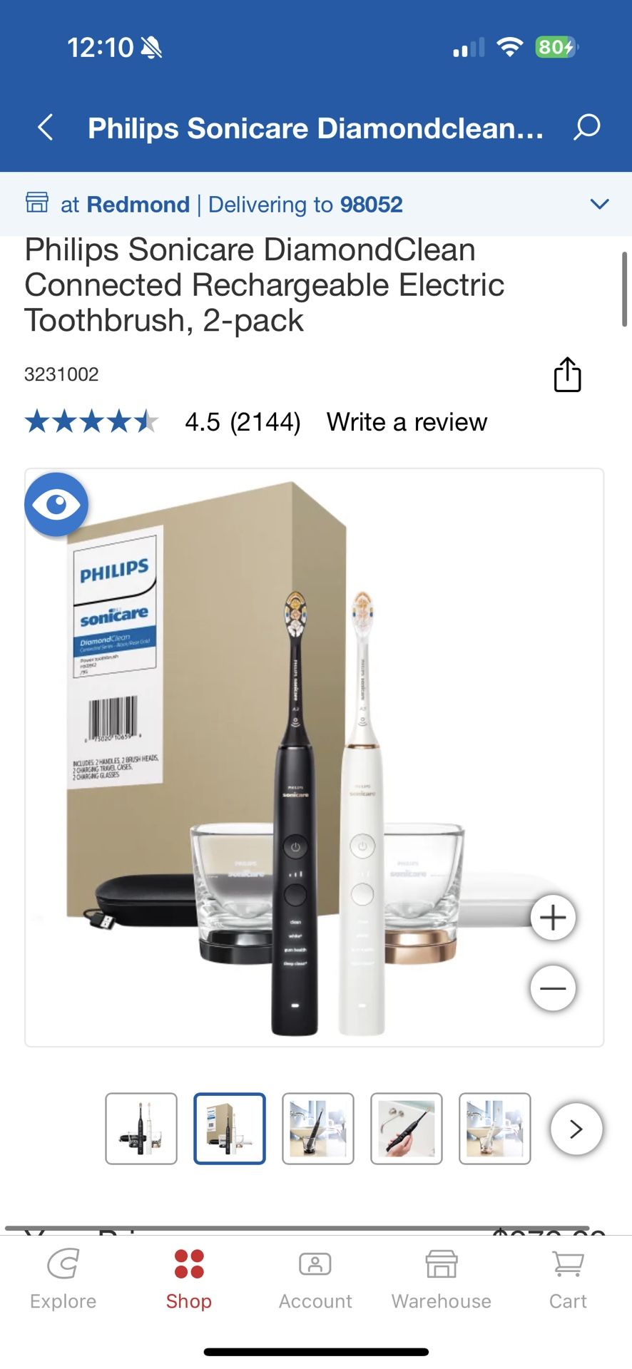 Philips Sonicare 9000 White