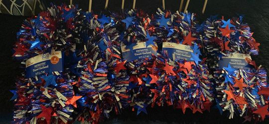 Tinsel garland 9ft