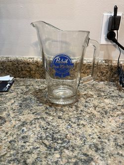 Vintage Glass Bar Pitcher