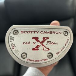 Scotty Cameron Red X Putter-RH 35 Inch