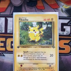 Pikachu 1st Edition Jungle Set 60/64