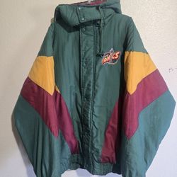 Vintage Seattle Supersonics Chalk Line Jacket XL