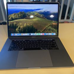 MacBook Pro 15” i7-8750H 16GB 256GB Touch mid-2018 Sonoma OS