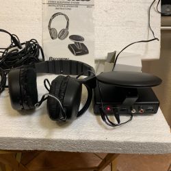 Vintage Recoton Wireless Stereo Headphones