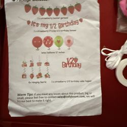 1/2 Birthday Party Decorations 