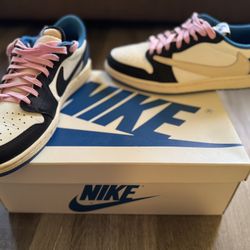 🔥 Travis Scott x Air Jordan 1 Low OG (Men’s Size  10 ) – 100% Authentic