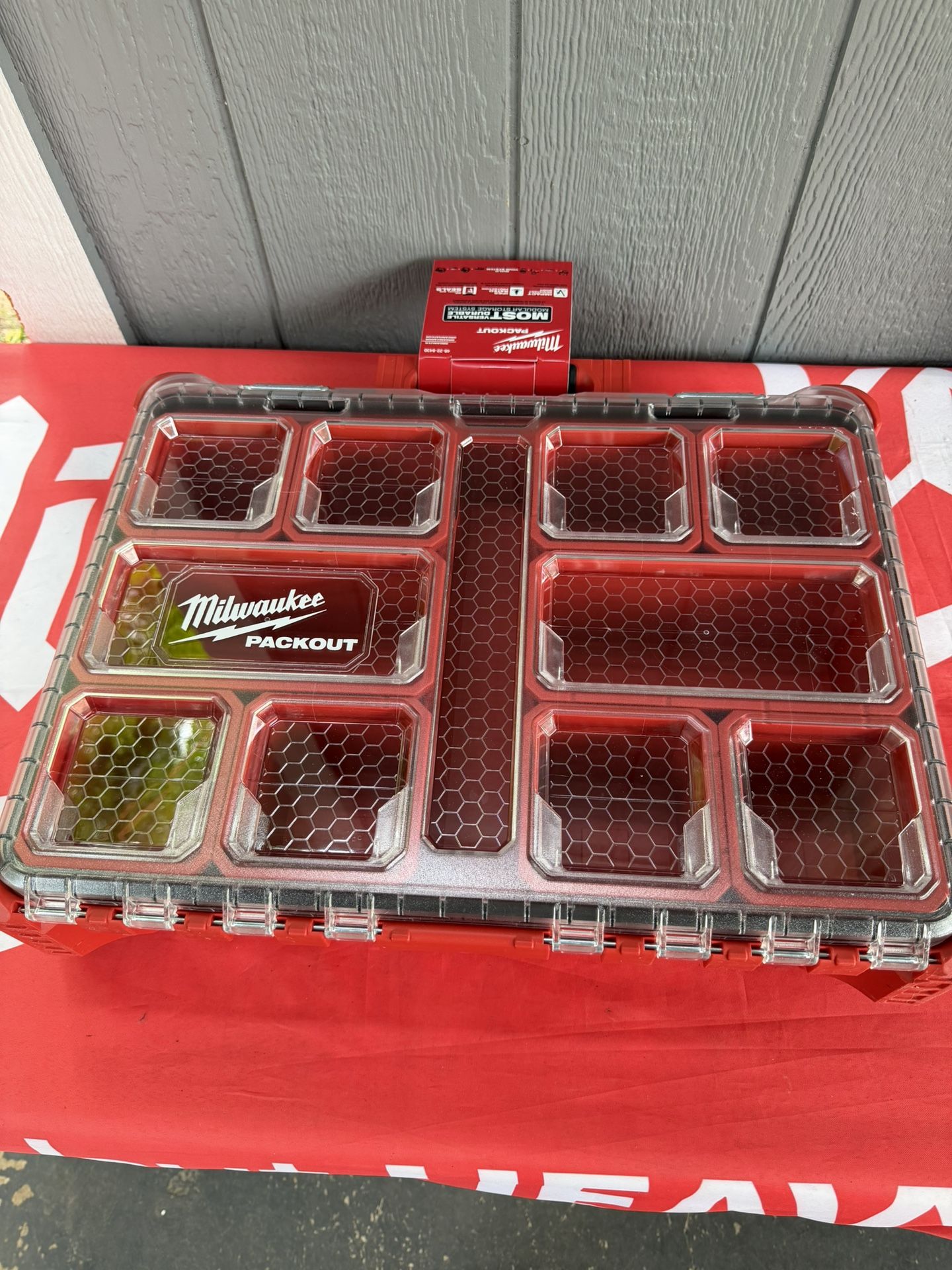 Milwaukee PACKOUT 11-Compartment Impact Resistant Portable Small Parts Organizer