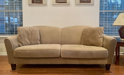 Three Seater Velvet Sofa 