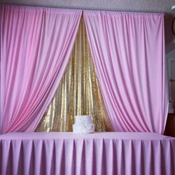 💛💖BACKDROP CURTAINS FOR SALE 💖💛