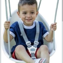 White Toddler Swing