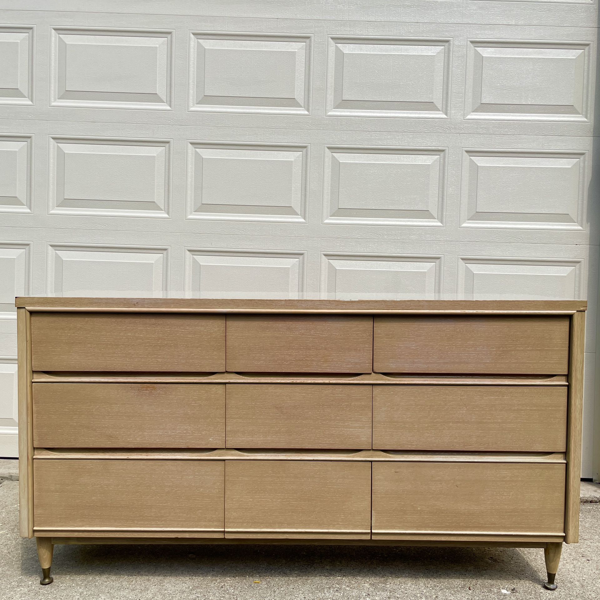 Vintage Kroehler Mid Century Lowboy Dresser